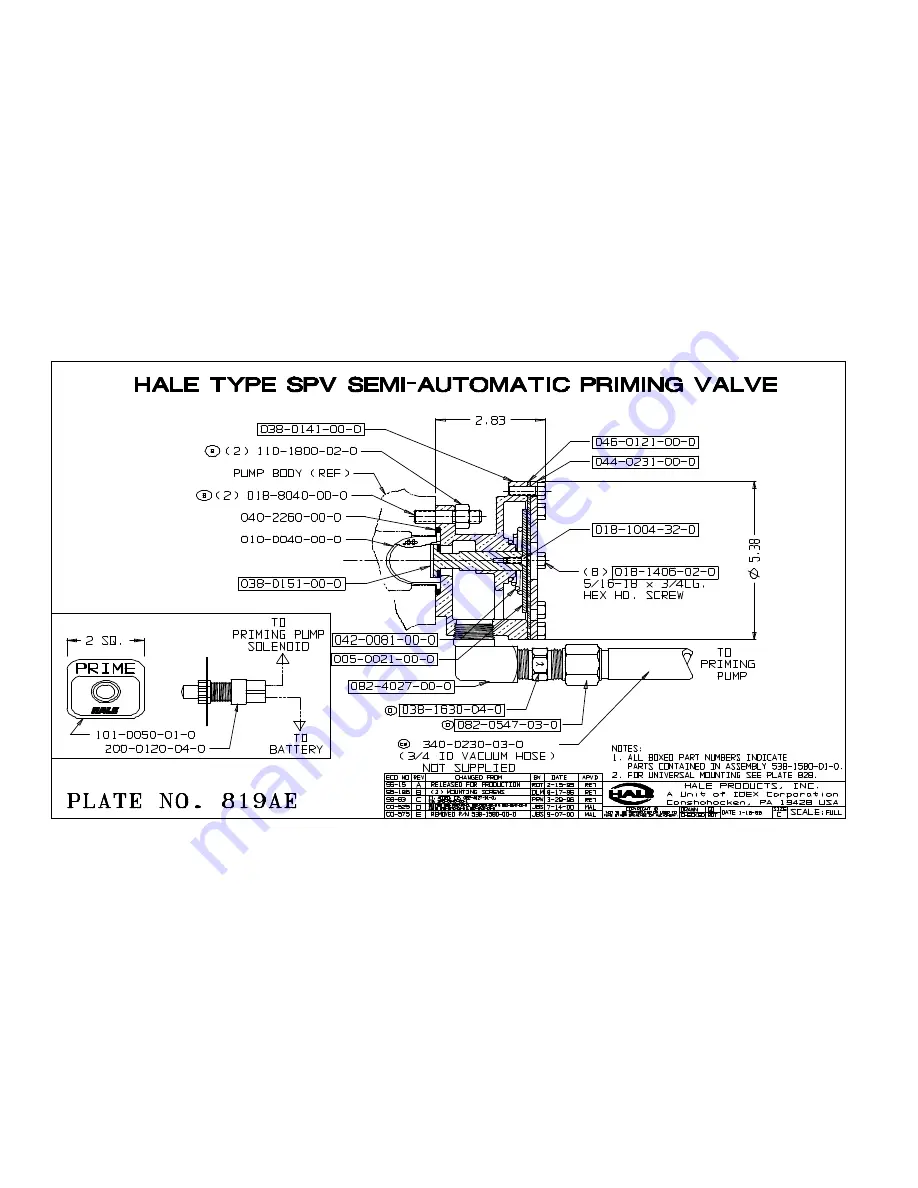 HALE DSD Operating And Maintenance Manual Download Page 84