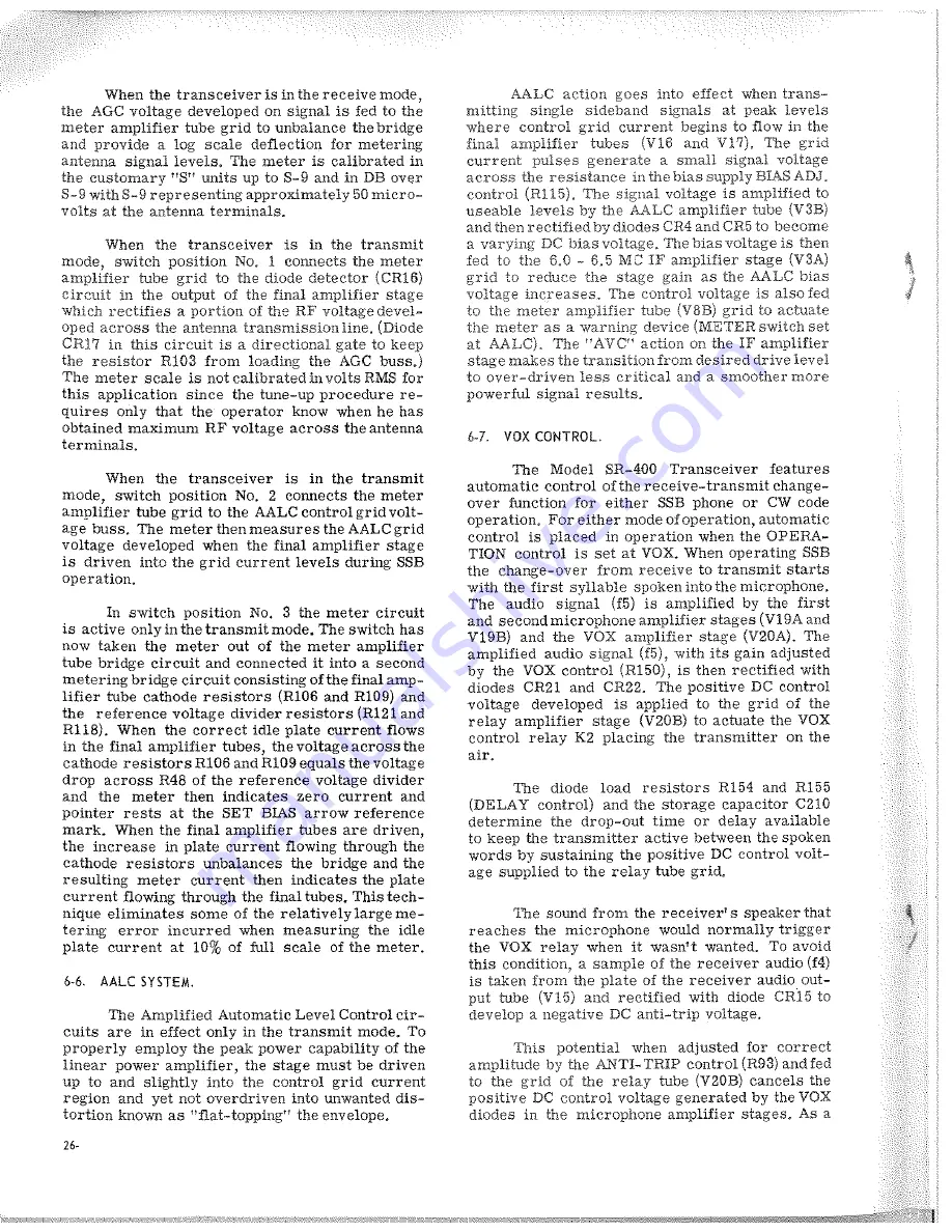 Halicrafters SR-400 Operating And Service Instructions Download Page 28