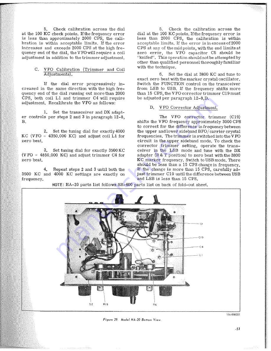 Halicrafters SR-400 Operating And Service Instructions Download Page 53