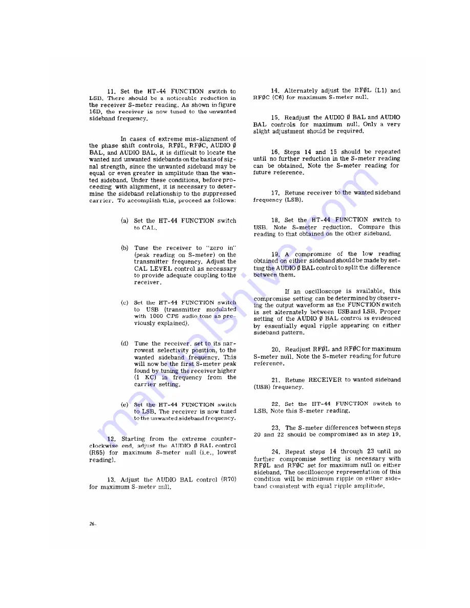 Hallicrafters HT-44 Operating And Service Instructions Download Page 27