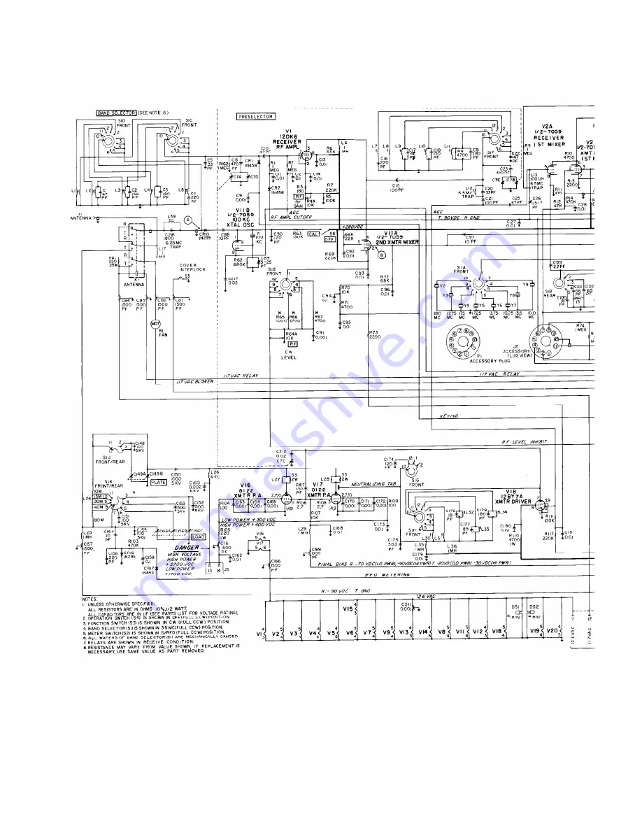 Hallicrafters SR-2000 Operating And Service Instructions Download Page 48