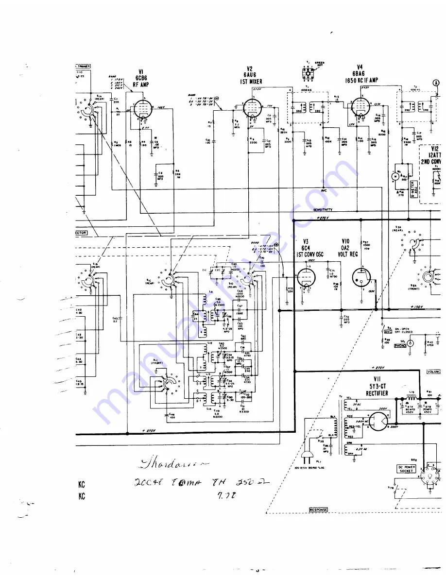 Hallicrafters SX-100 MARK IA Operating And Service Instructions Download Page 24