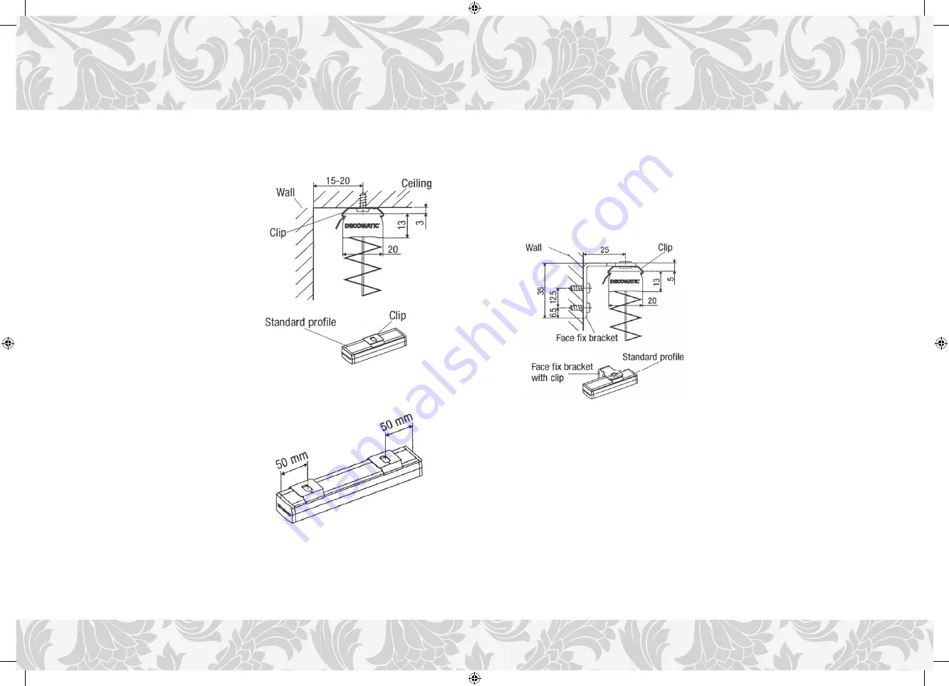 Hallis Hudson Signature Fitting Instructions Download Page 2