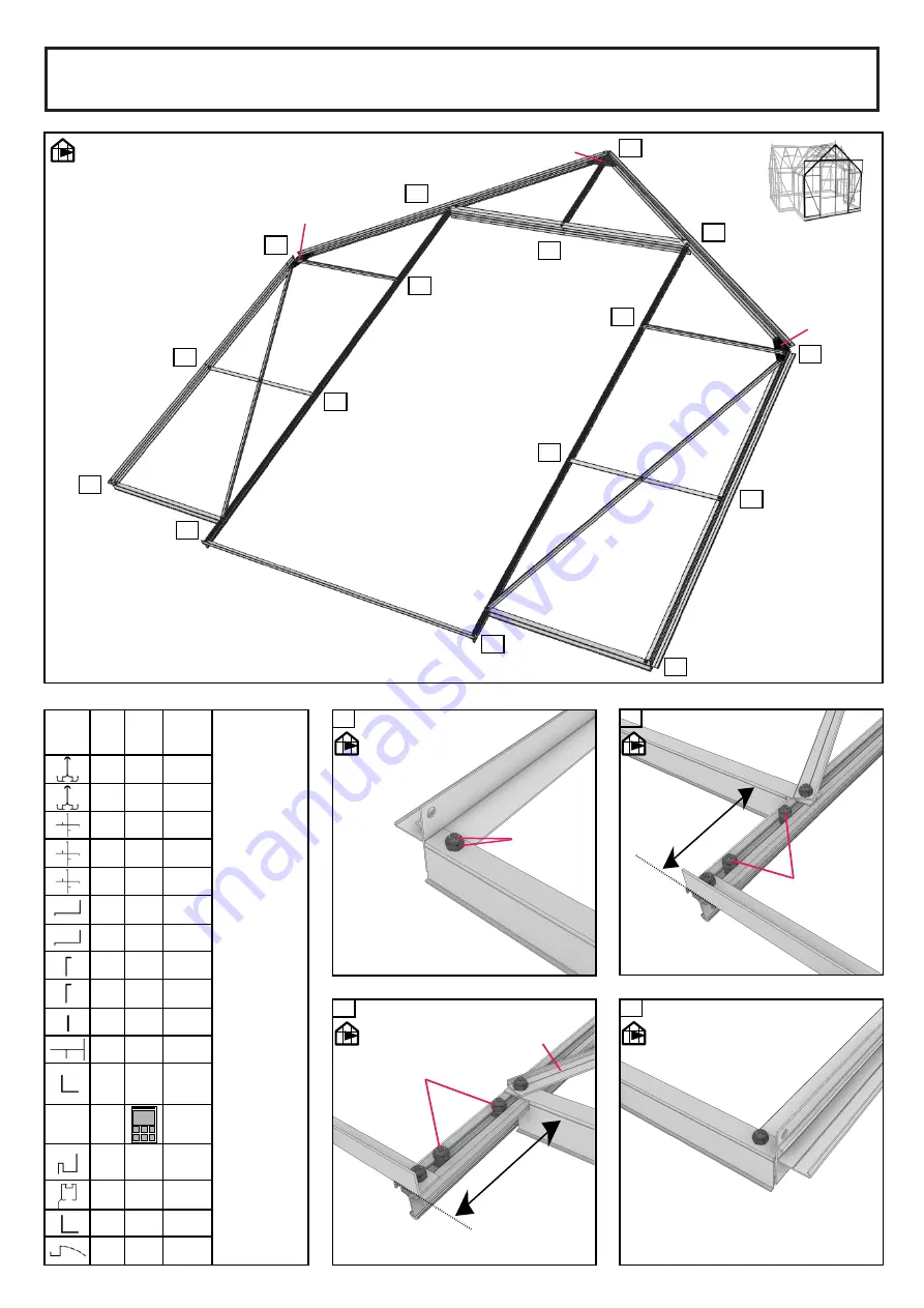 Halls Greenhouses Garden Room Manual Download Page 18