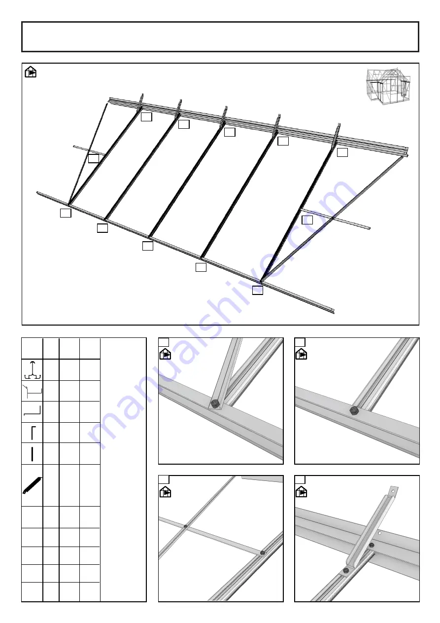 Halls Greenhouses Garden Room Manual Download Page 20