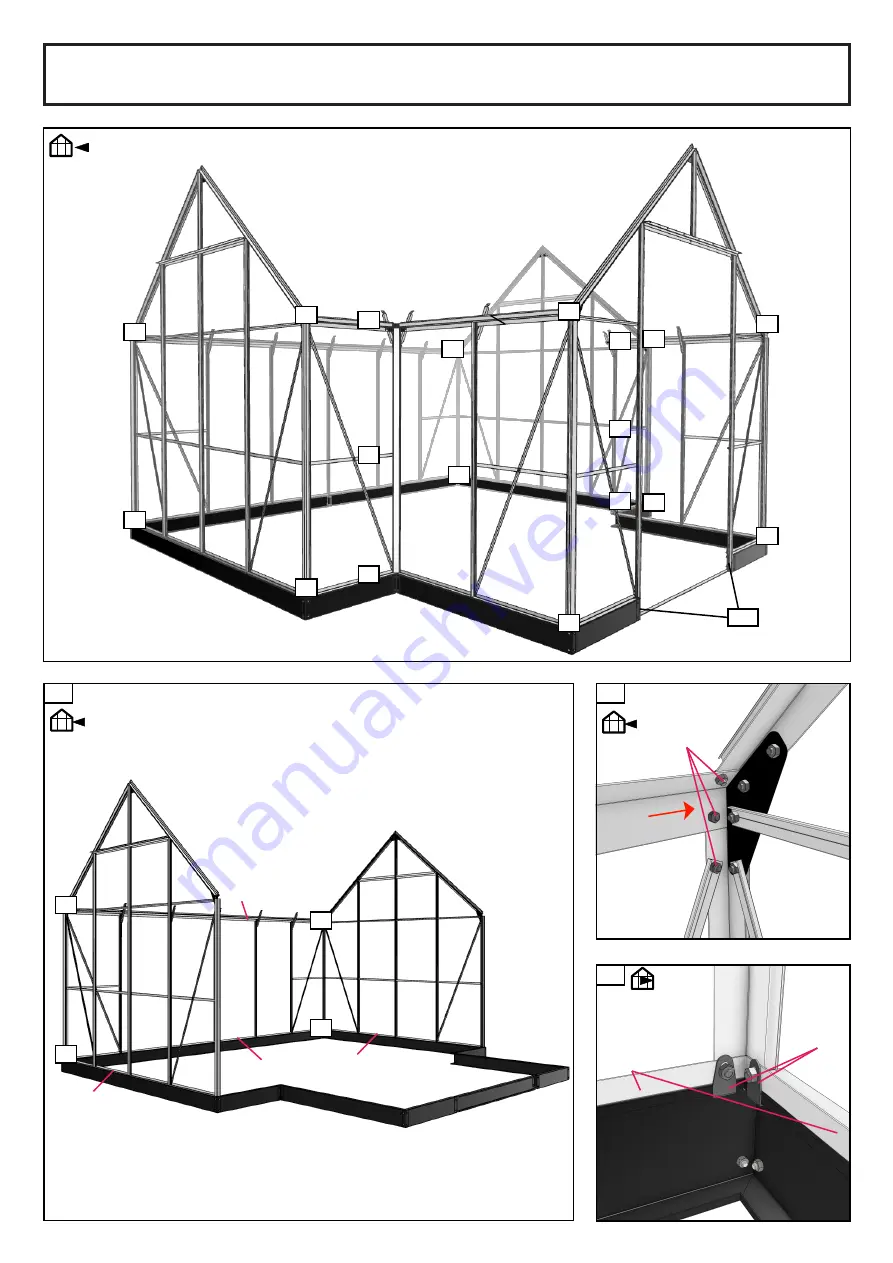 Halls Greenhouses Garden Room Manual Download Page 22