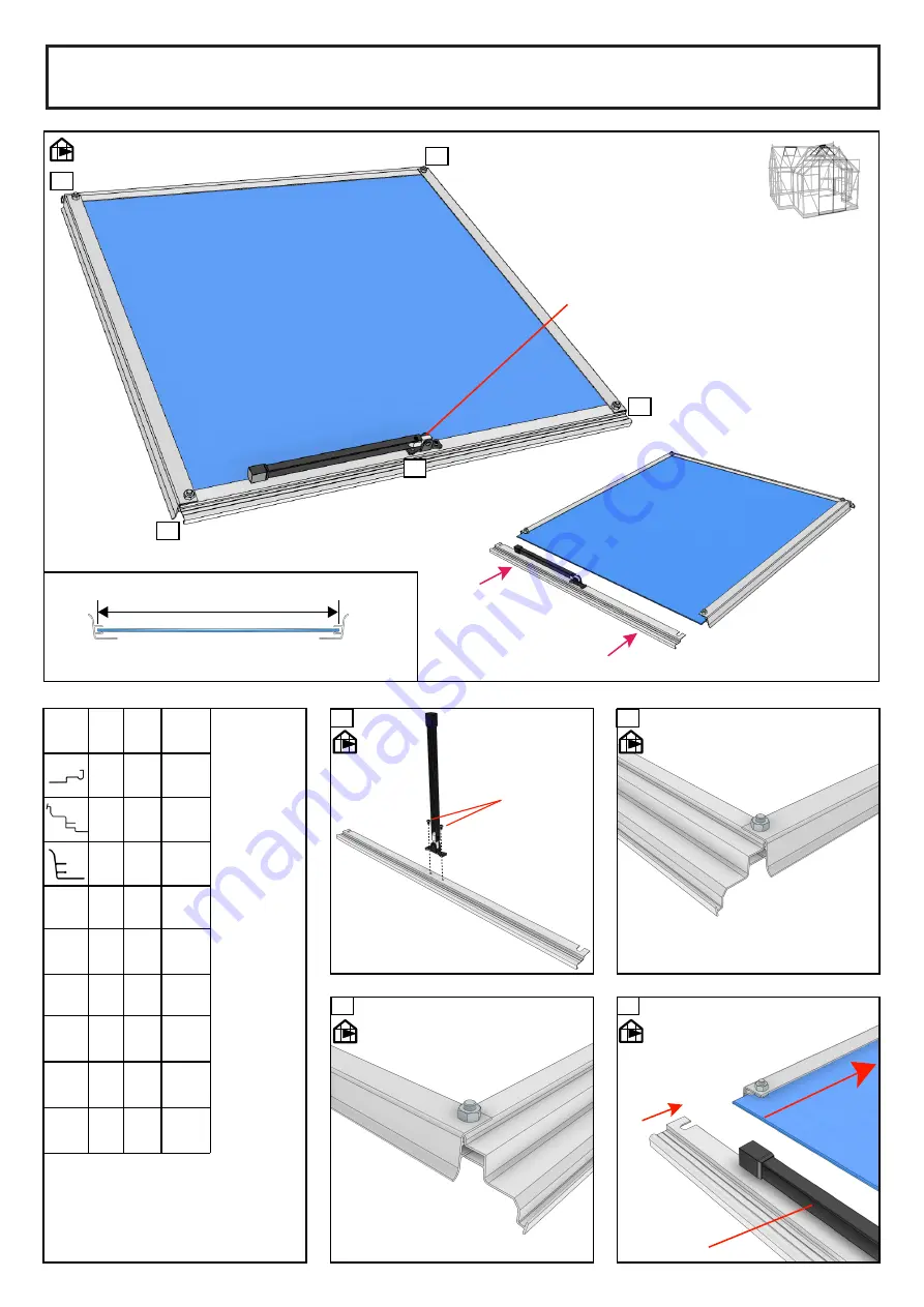 Halls Greenhouses Garden Room Manual Download Page 28