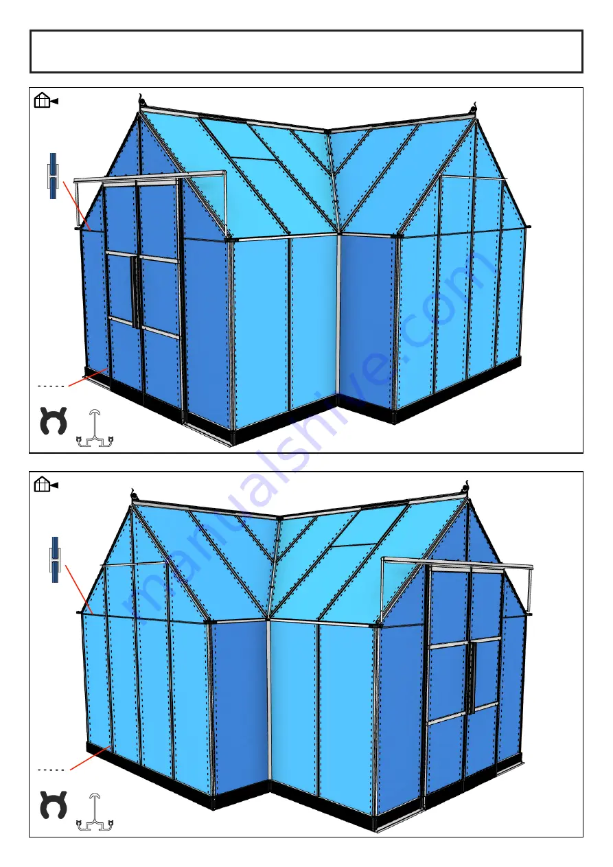 Halls Greenhouses Garden Room Manual Download Page 32