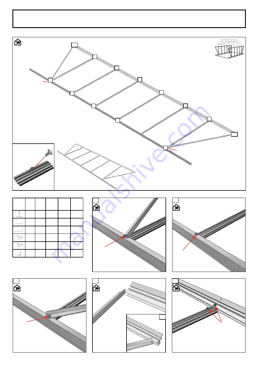 Halls Greenhouses Universal Installation Manual Download Page 22