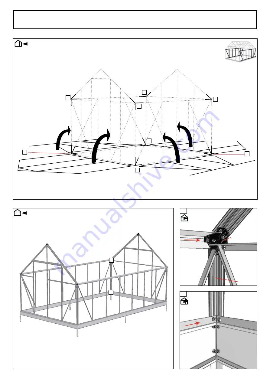 Halls Greenhouses Universal Installation Manual Download Page 23