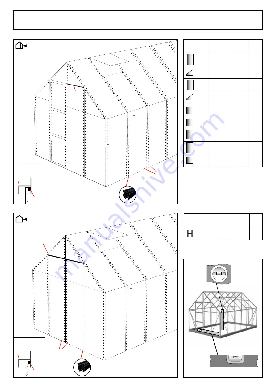 Halls Greenhouses Universal Installation Manual Download Page 37