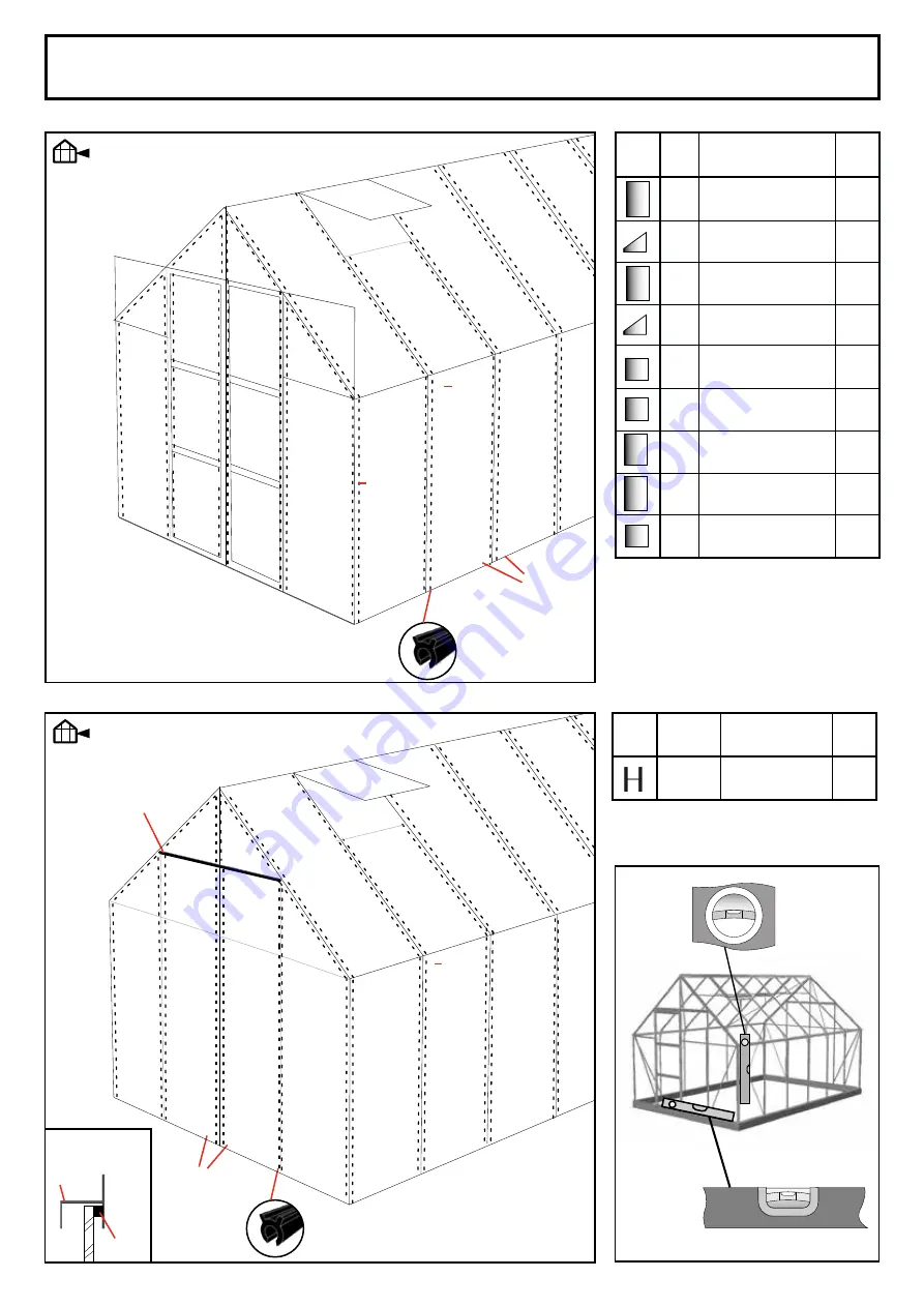 Halls Greenhouses Universal Installation Manual Download Page 38