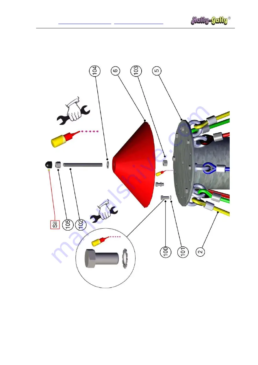 Hally-Gally 20.01.150 Assembly Instructions Manual Download Page 15