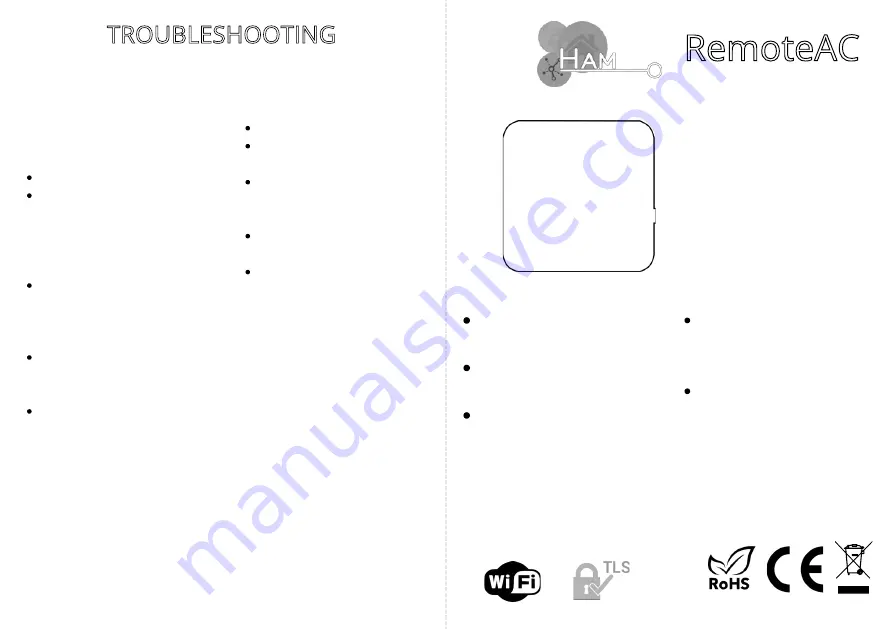 Ham RemoteAC Quick Start Manual Download Page 1