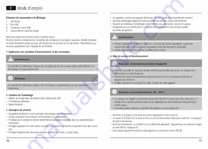 Hama 00124506 Operating Instructions Manual Download Page 6