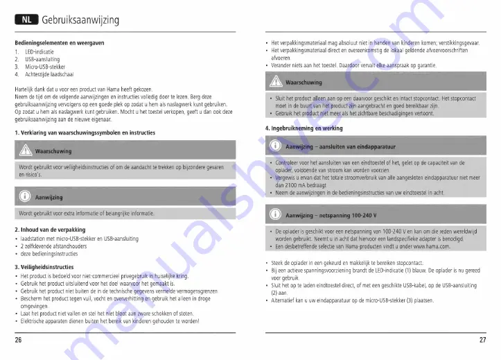 Hama 00124506 Operating Instructions Manual Download Page 14