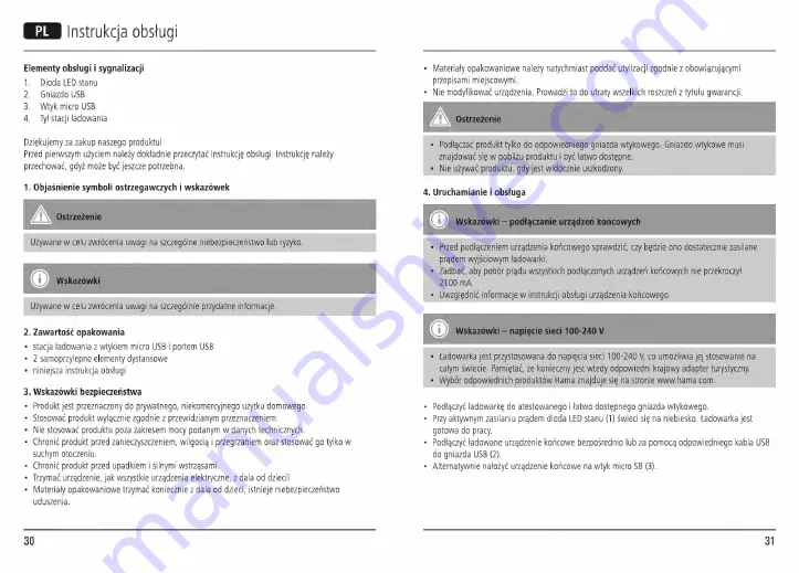 Hama 00124506 Operating Instructions Manual Download Page 16