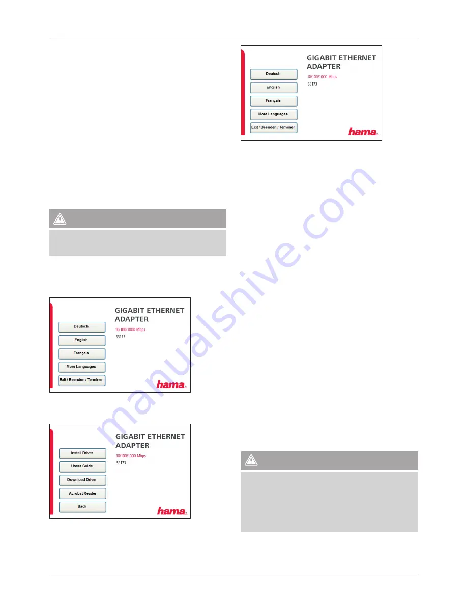 Hama 53173 Operating Instructions Manual Download Page 30