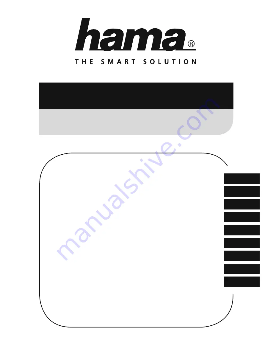 Hama A400 Operating Instructions Manual Download Page 1