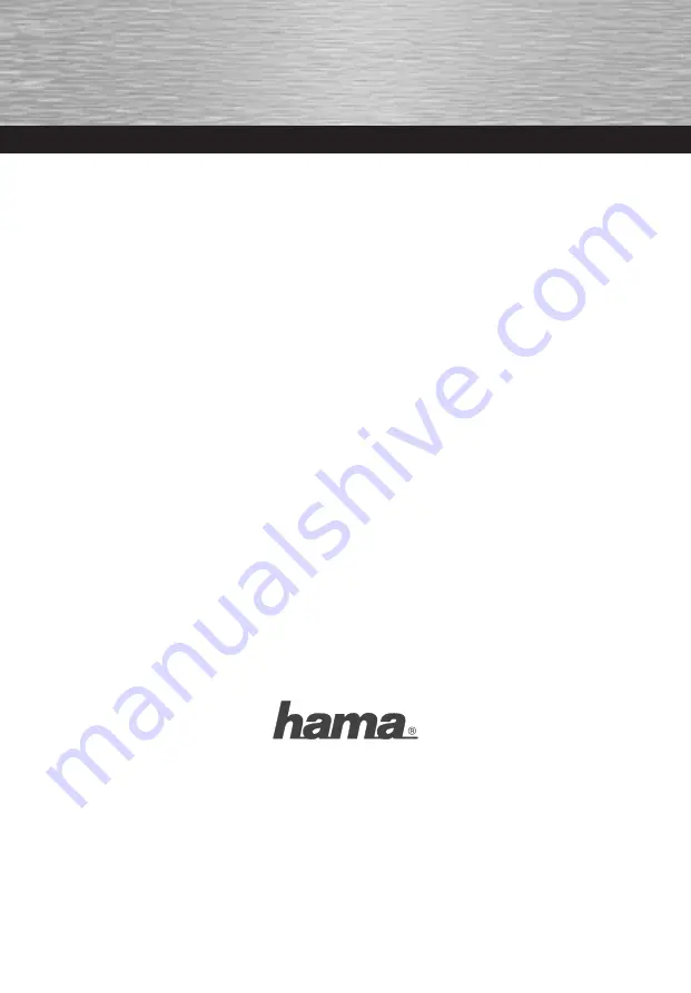 Hama AL-100 Operating Instructions Manual Download Page 1