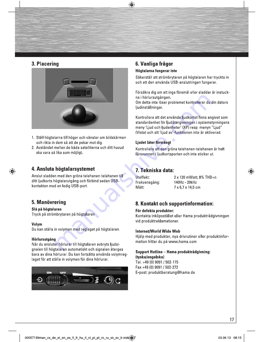 Hama E 80 Operating	 Instruction Download Page 17