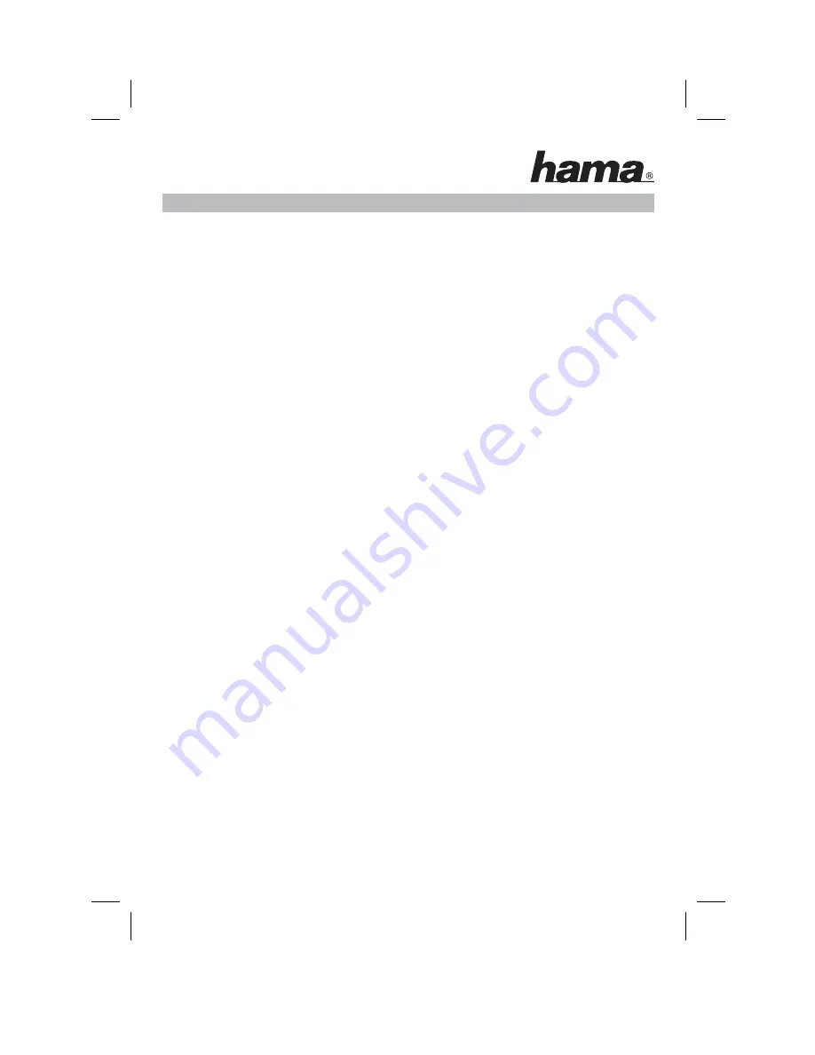 Hama RX 2 Operating	 Instruction Download Page 17