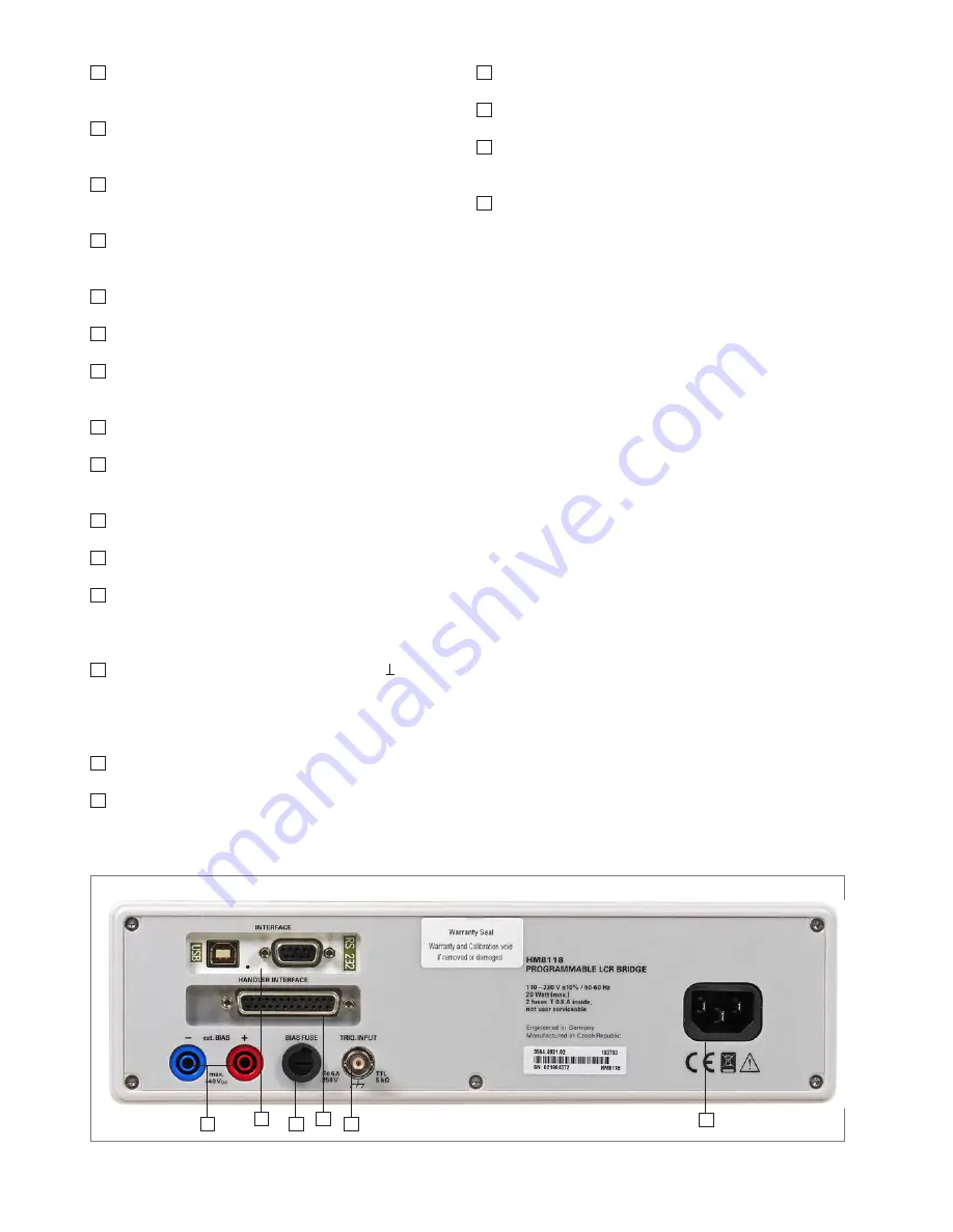 Hameg HM8118 User Manual Download Page 8