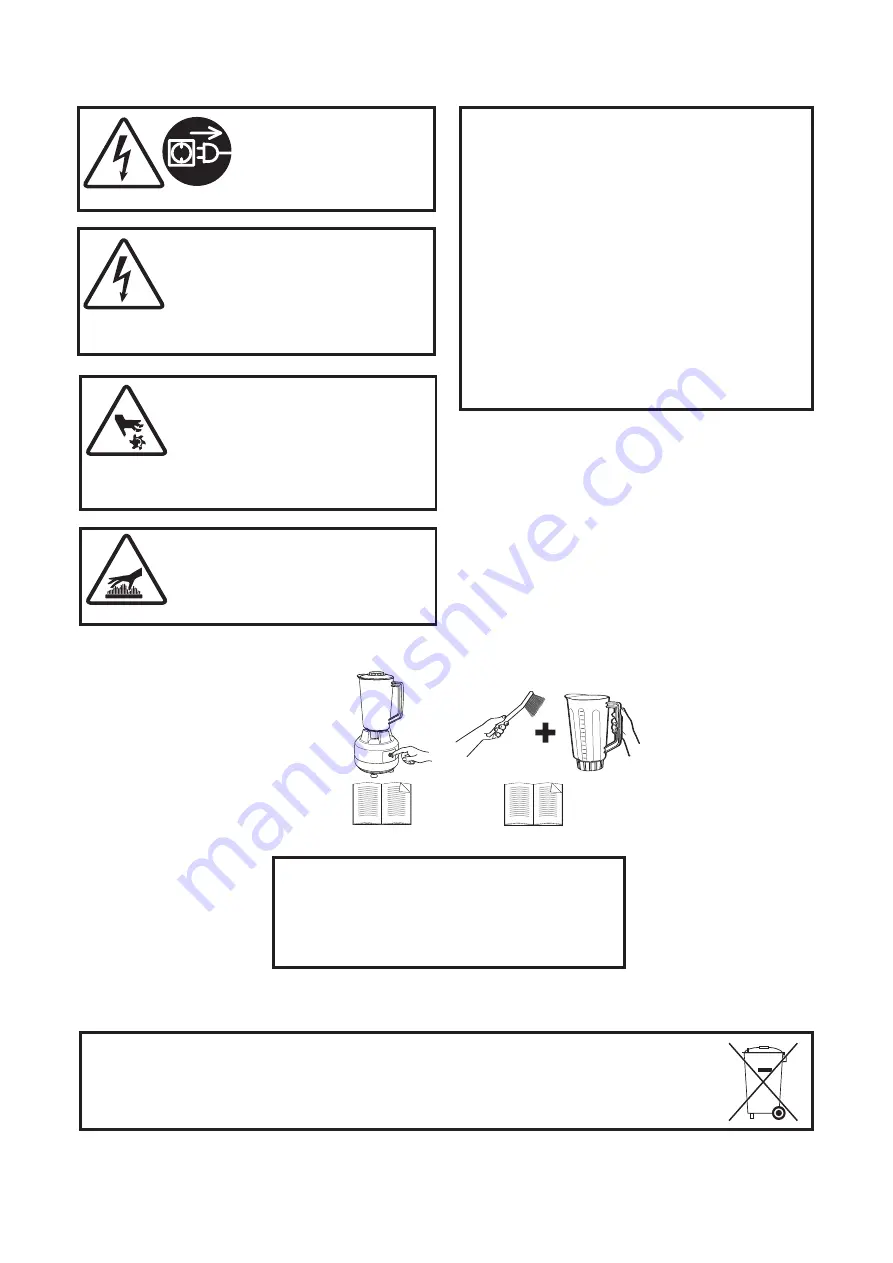 Hamilton Beach Commercial 908 Series Operation Manual Download Page 7