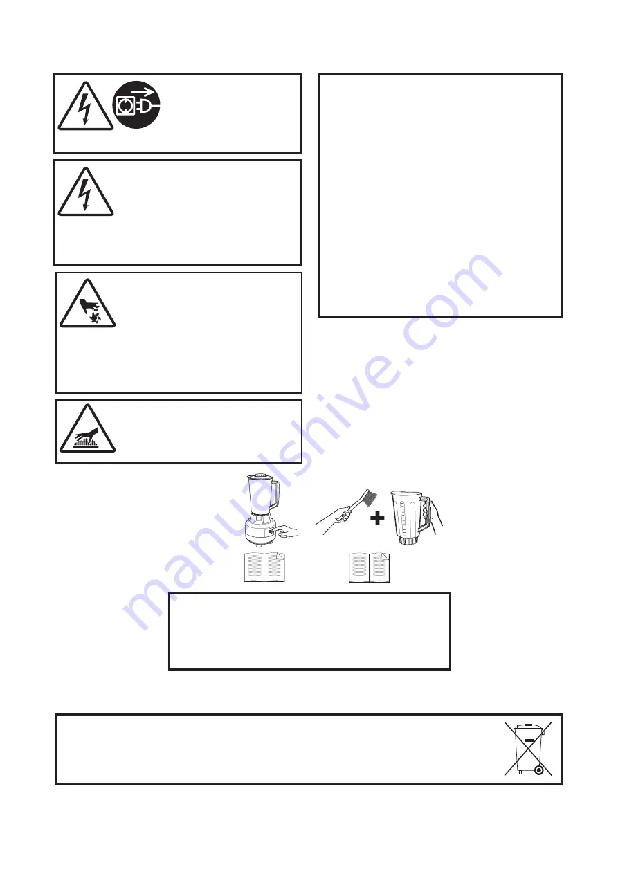 Hamilton Beach Commercial 908 Series Operation Manual Download Page 11