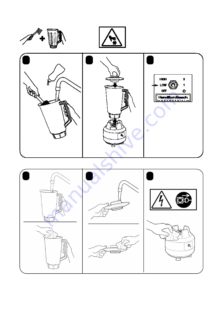 Hamilton Beach Commercial 908 Series Operation Manual Download Page 21