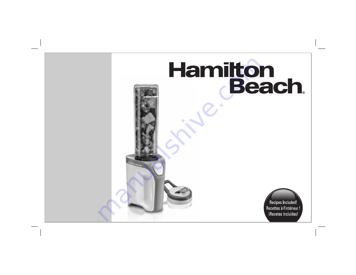 Hamilton Beach 51135 Скачать руководство пользователя страница 1