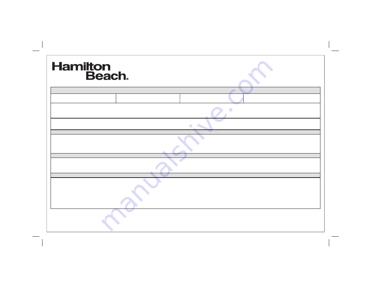 Hamilton Beach 51135 User Manual Download Page 23