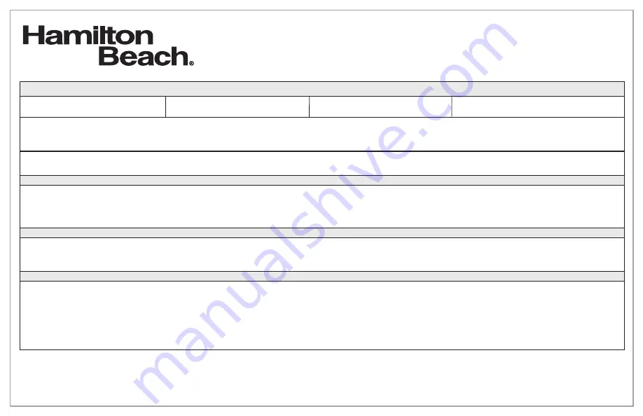 Hamilton Beach 54220 Manual Download Page 35