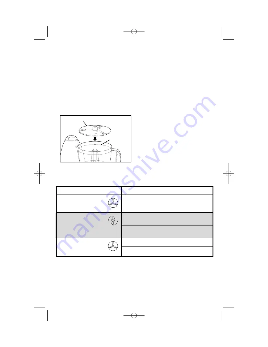 Hamilton Beach 70450 - 6 Cup Bowl Food Processor Use & Care Manual Download Page 19