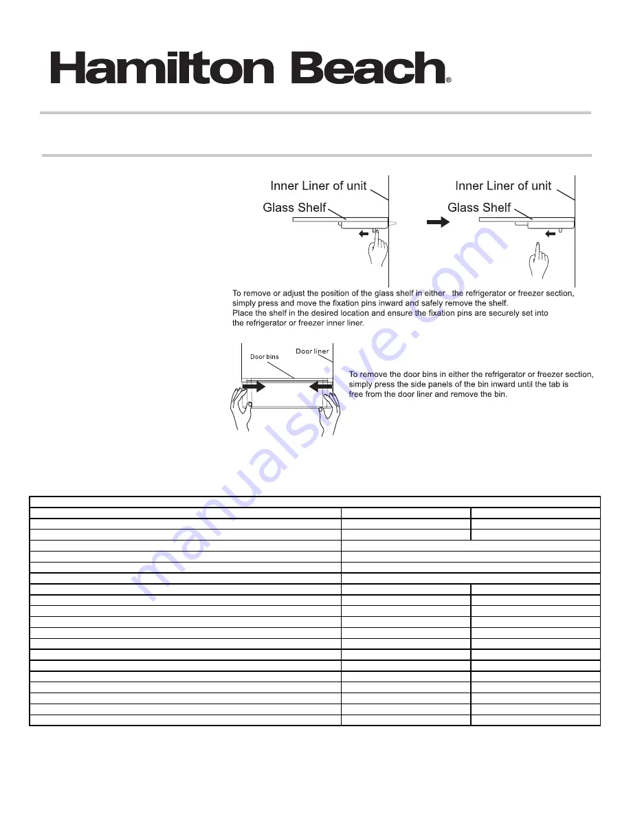 Hamilton Beach HZ4602 Owner'S Manual Download Page 9