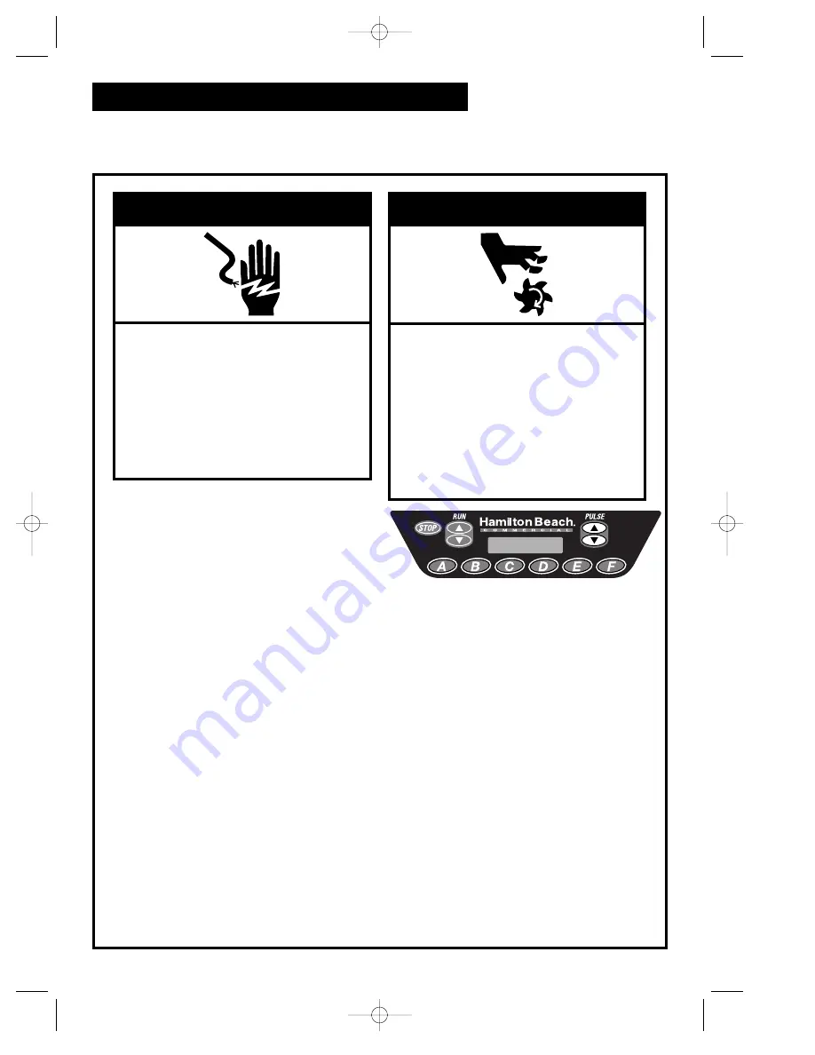 Hamilton Beach Summit Series Operation Manual Download Page 84