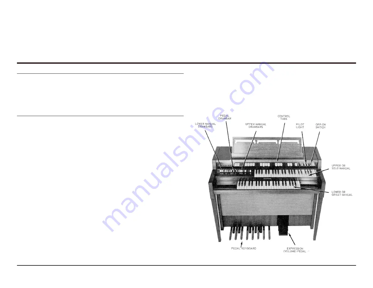 Hammond Organ L-100 Series Service Manual Download Page 7