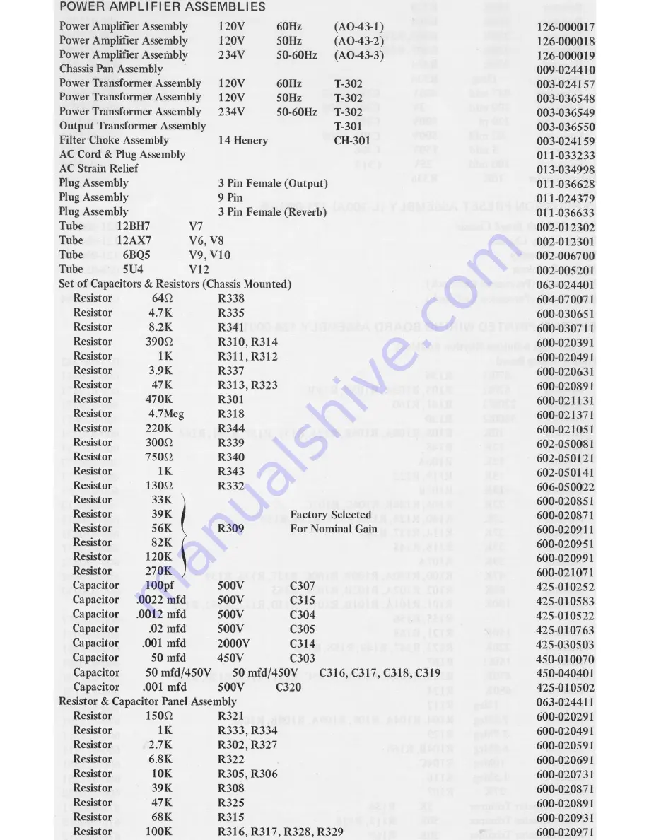 Hammond L series Скачать руководство пользователя страница 61