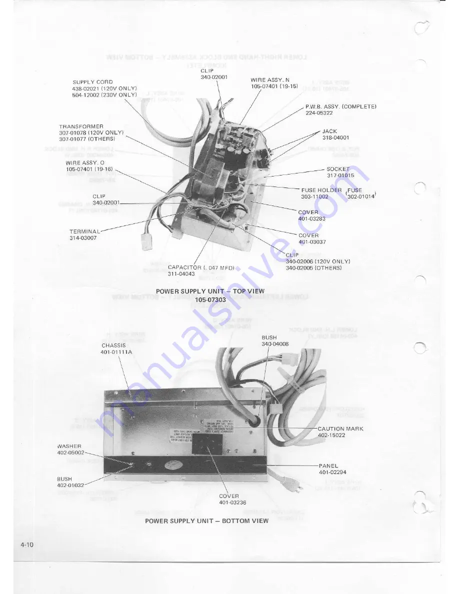 Hammond X-5 Service Manual Download Page 51