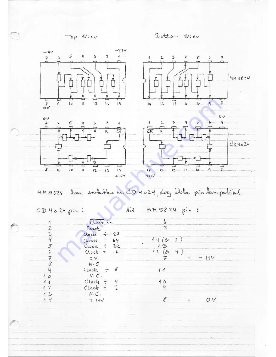 Hammond X-5 Service Manual Download Page 107