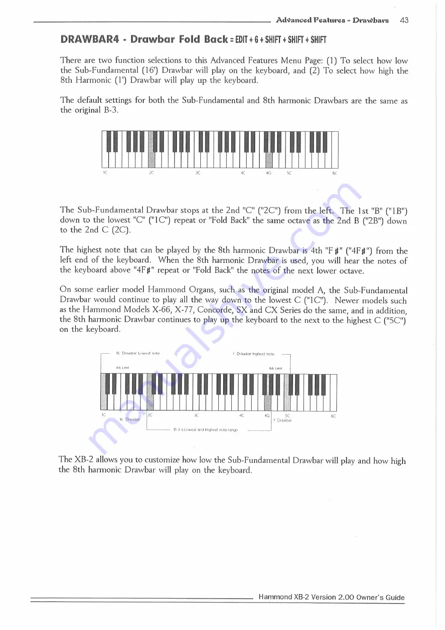 Hammond XB2 Скачать руководство пользователя страница 52