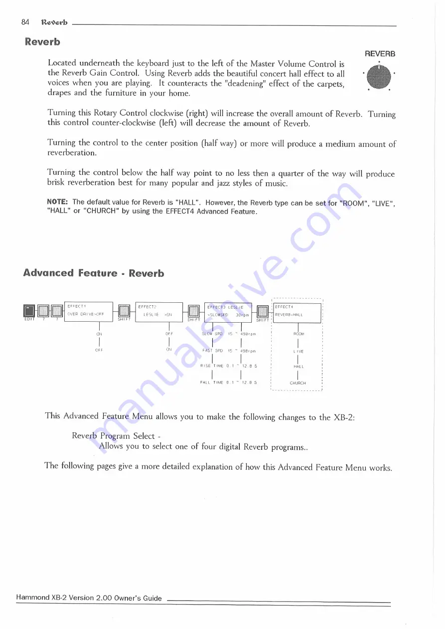 Hammond XB2 Owner'S Playing Manual Download Page 93