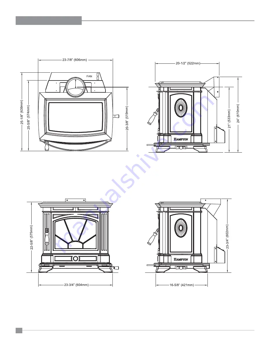 HAMPTON BAY H200 Owners & Installation Manual Download Page 6