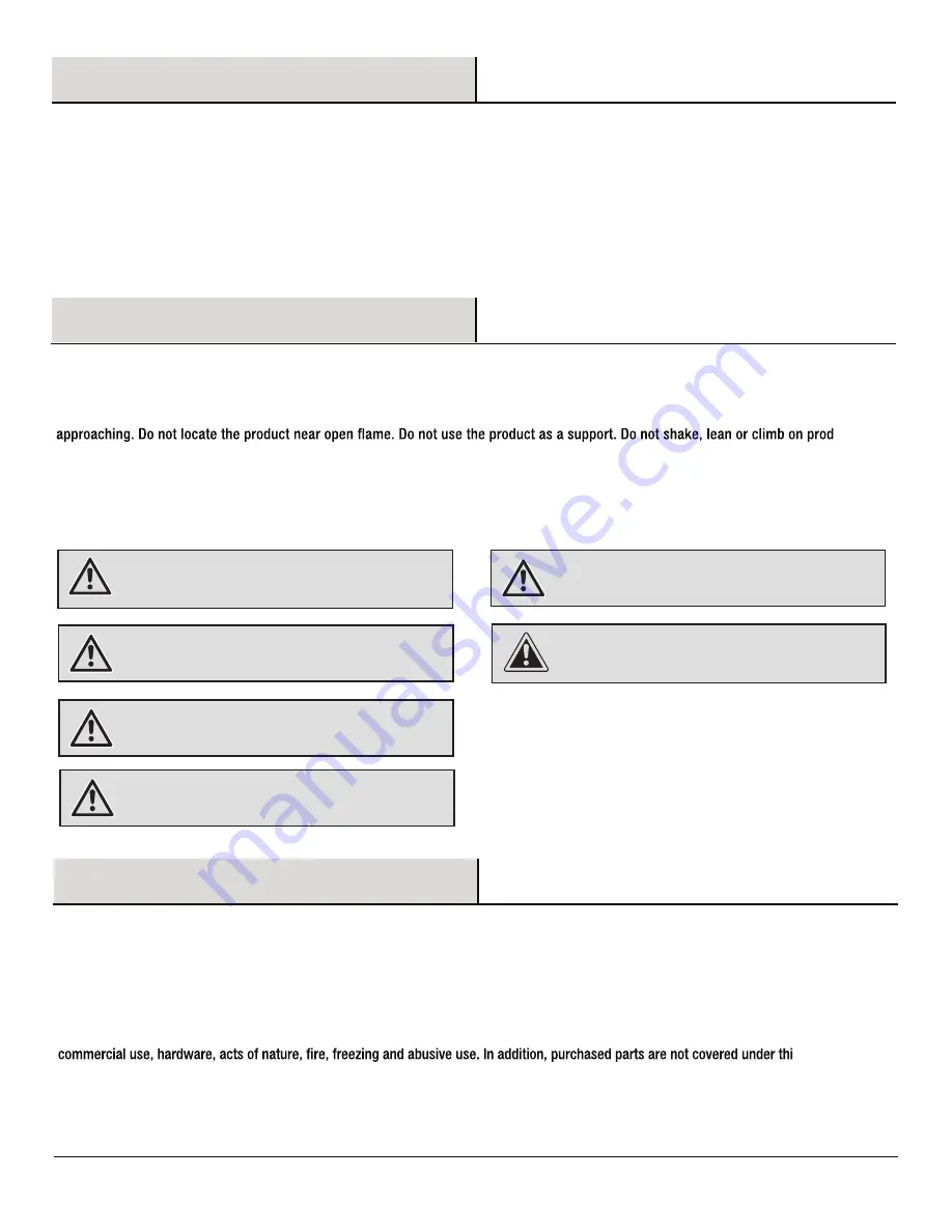 HAMPTON BAY STATESVILLE 742 379 Use And Care Manual Download Page 2