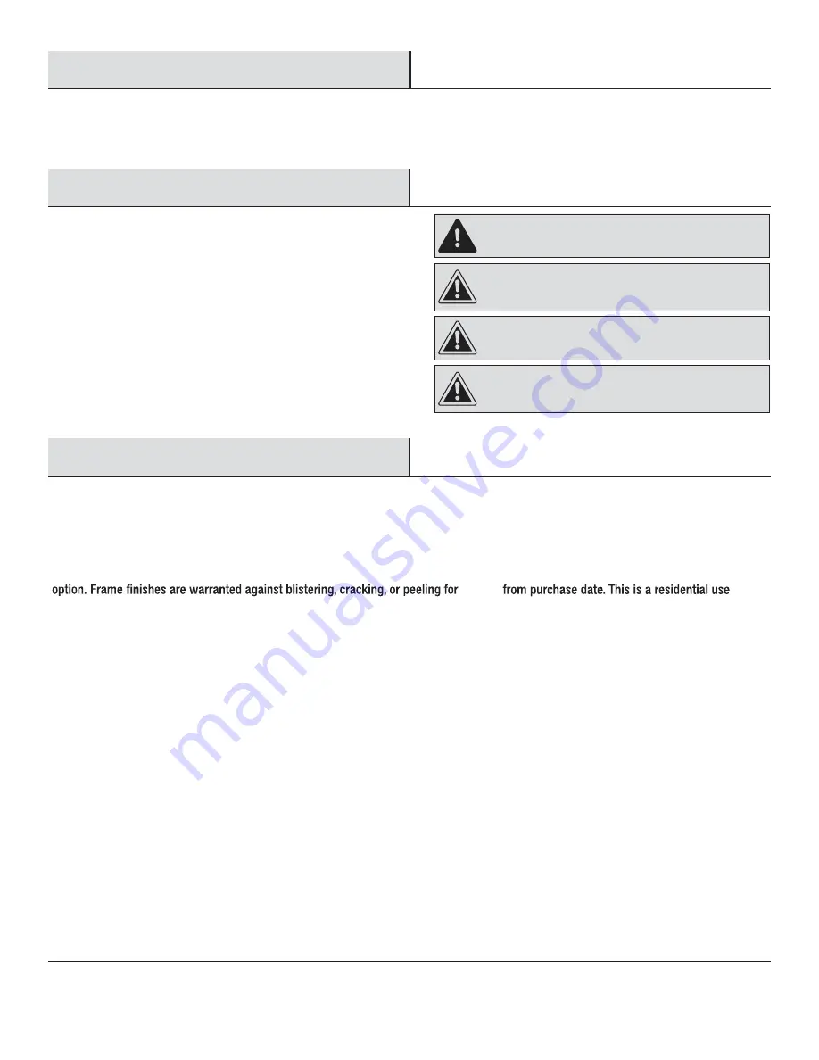 HAMPTON BAY WOODFORD FRN-808120-ST Use And Care Manual Download Page 2