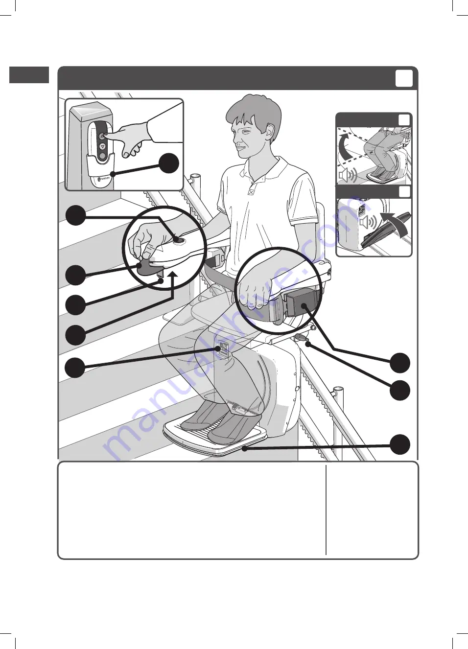 Handicare 4000 User Manual Download Page 66