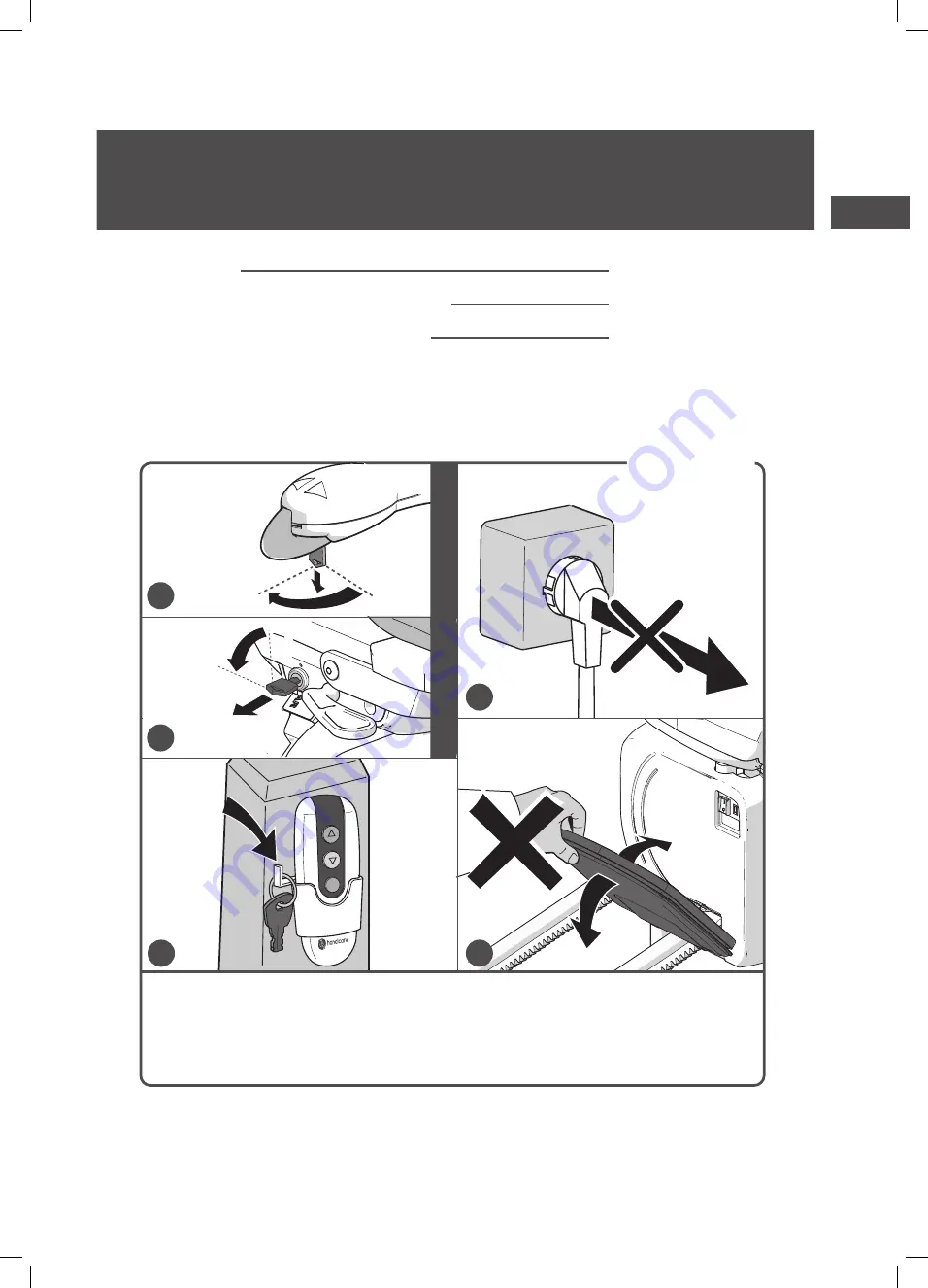 Handicare 4000 User Manual Download Page 145