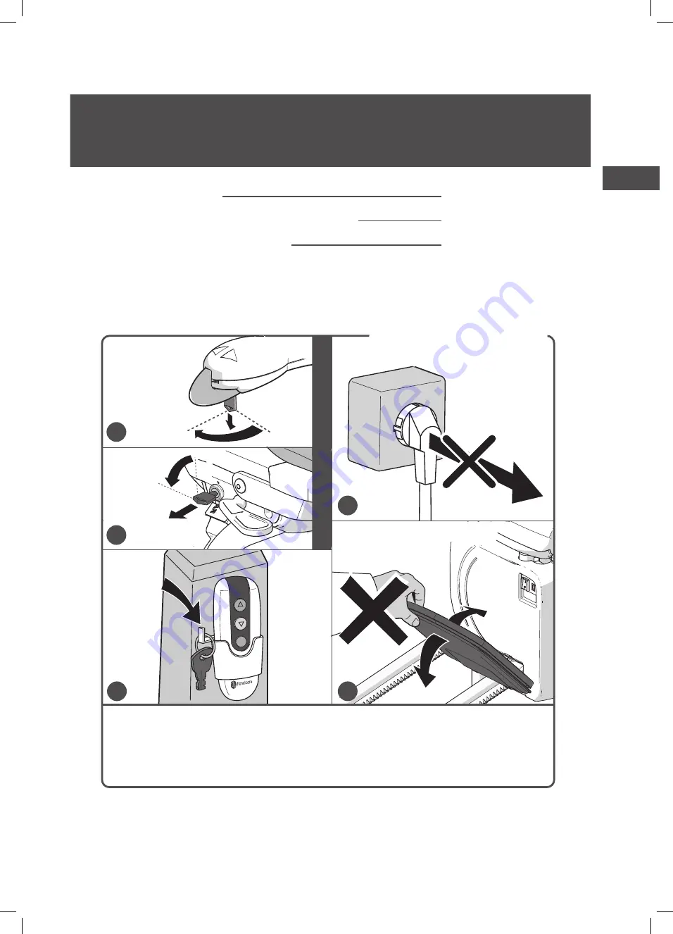 Handicare 4000 User Manual Download Page 175