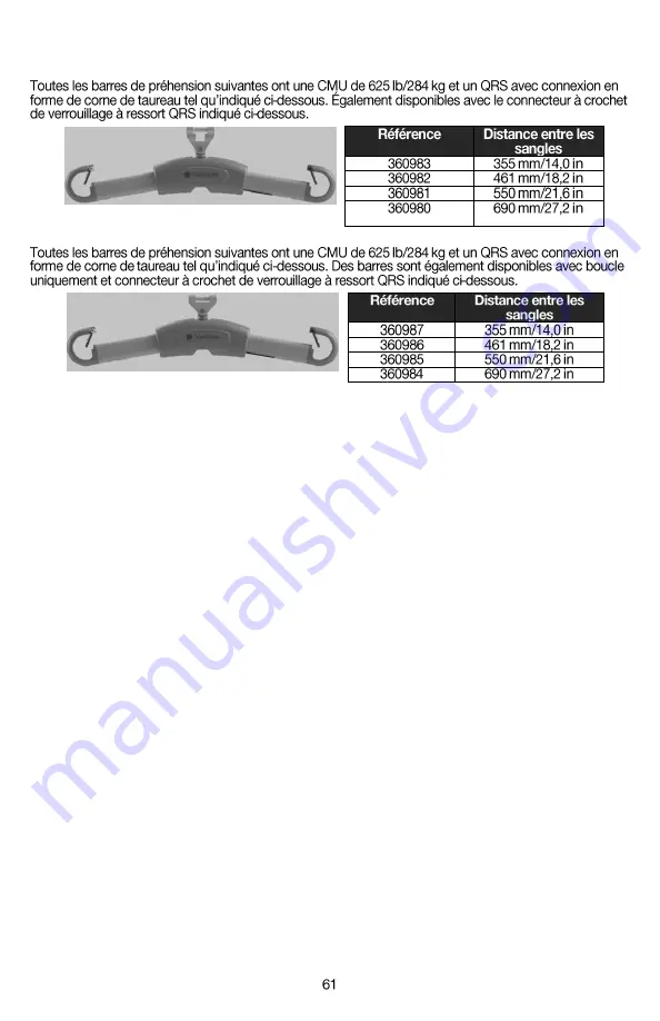 Handicare A-450 Owner'S Manual Download Page 61