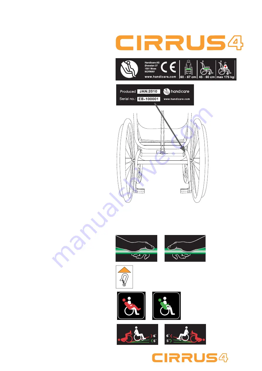 Handicare Cirrus 4 User Manual Download Page 35